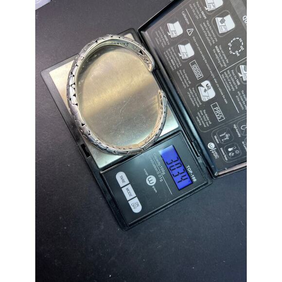 New Bali sterling silver cuff bracelet - Picture 7 of 12